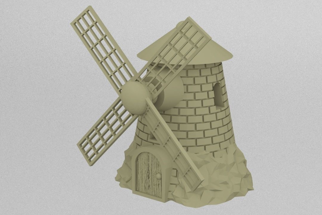 windmill 3D print model_2