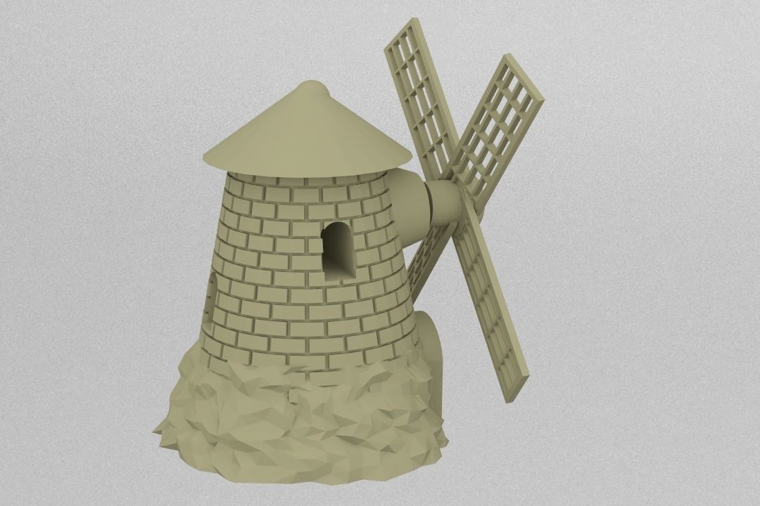 windmill 3D print model_5