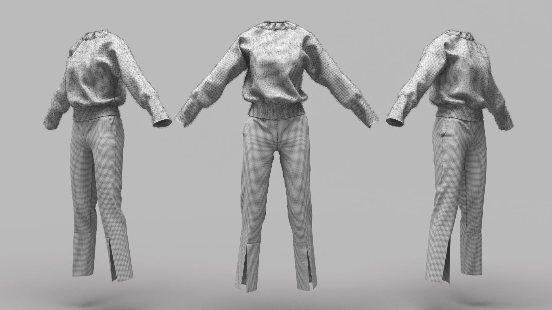 Female Clothing 10 3D model_3