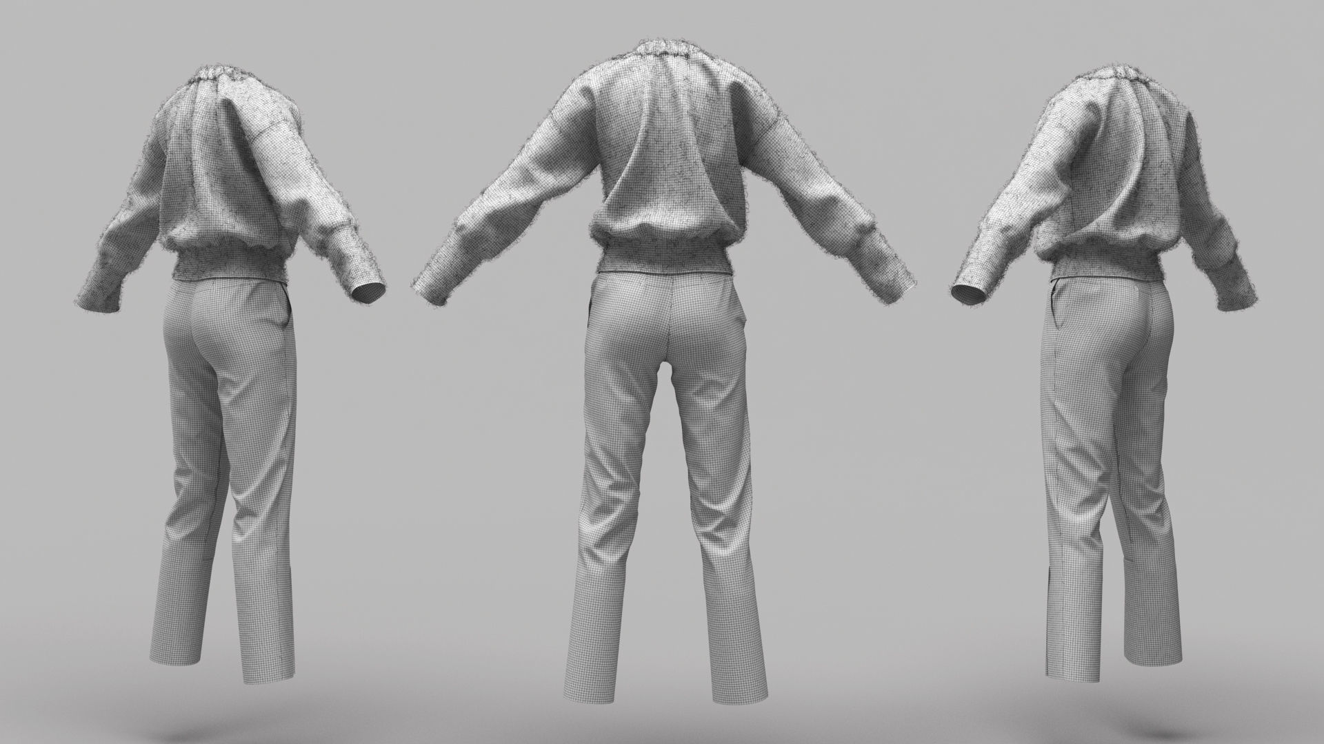 Female Clothing 10 3D model_4