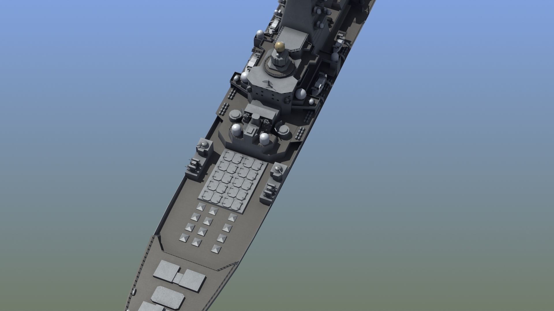 Kirov Battle Cruiser 3D model_5