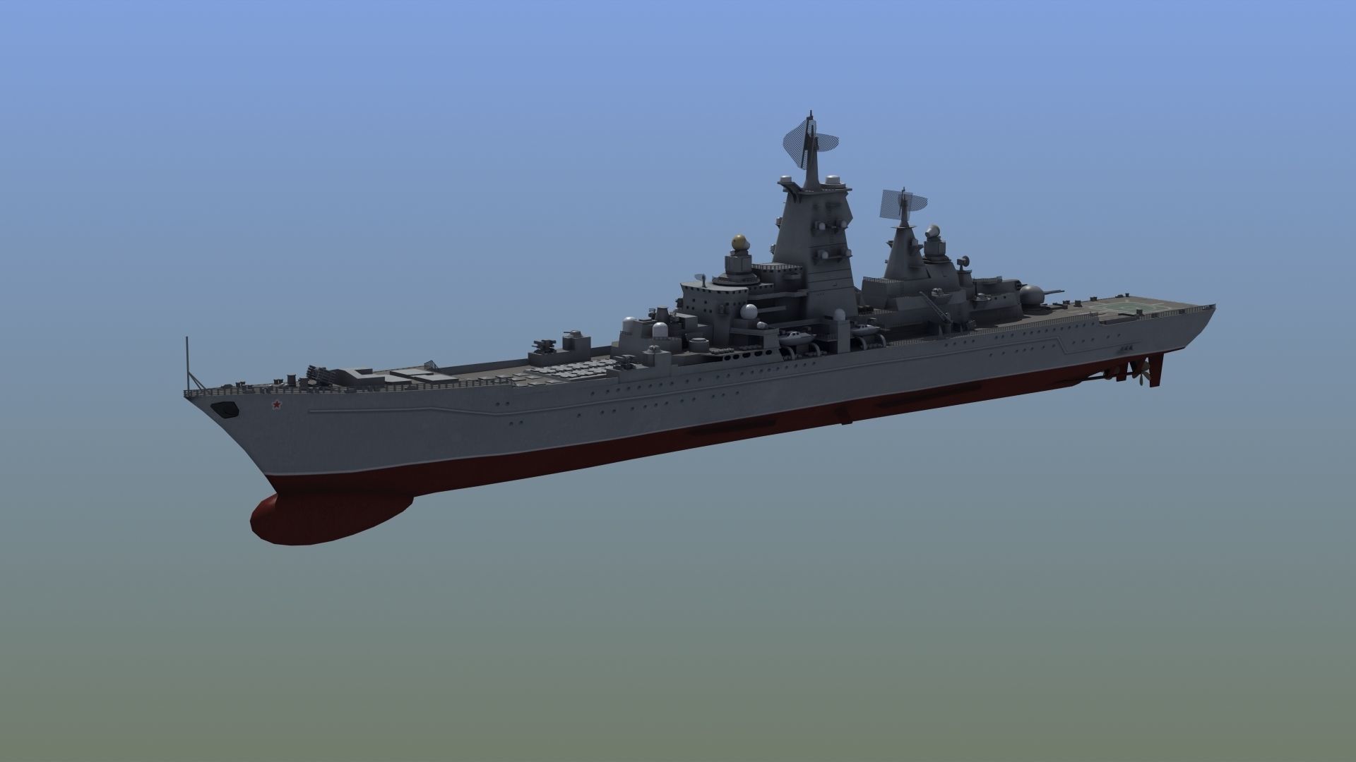 Kirov Battle Cruiser 3D model_6