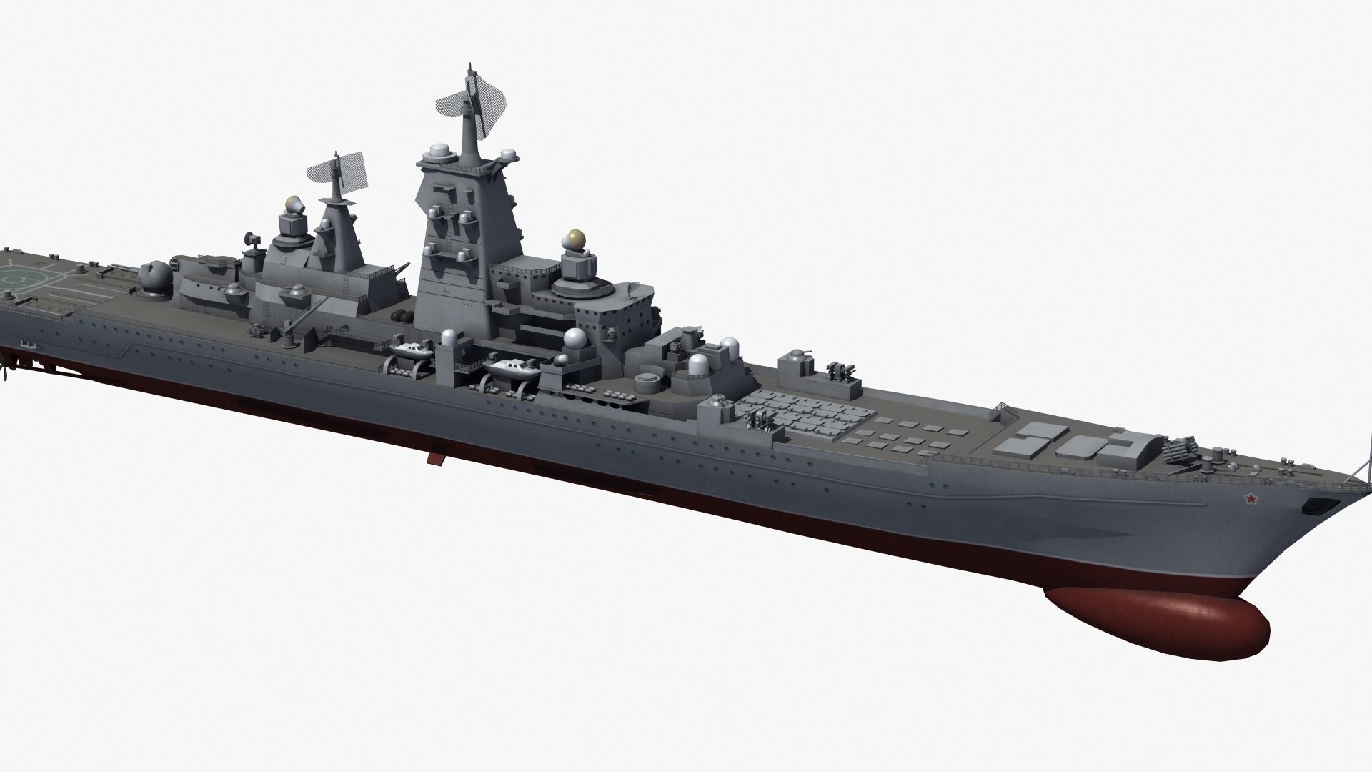 Kirov Battle Cruiser 3D model_30