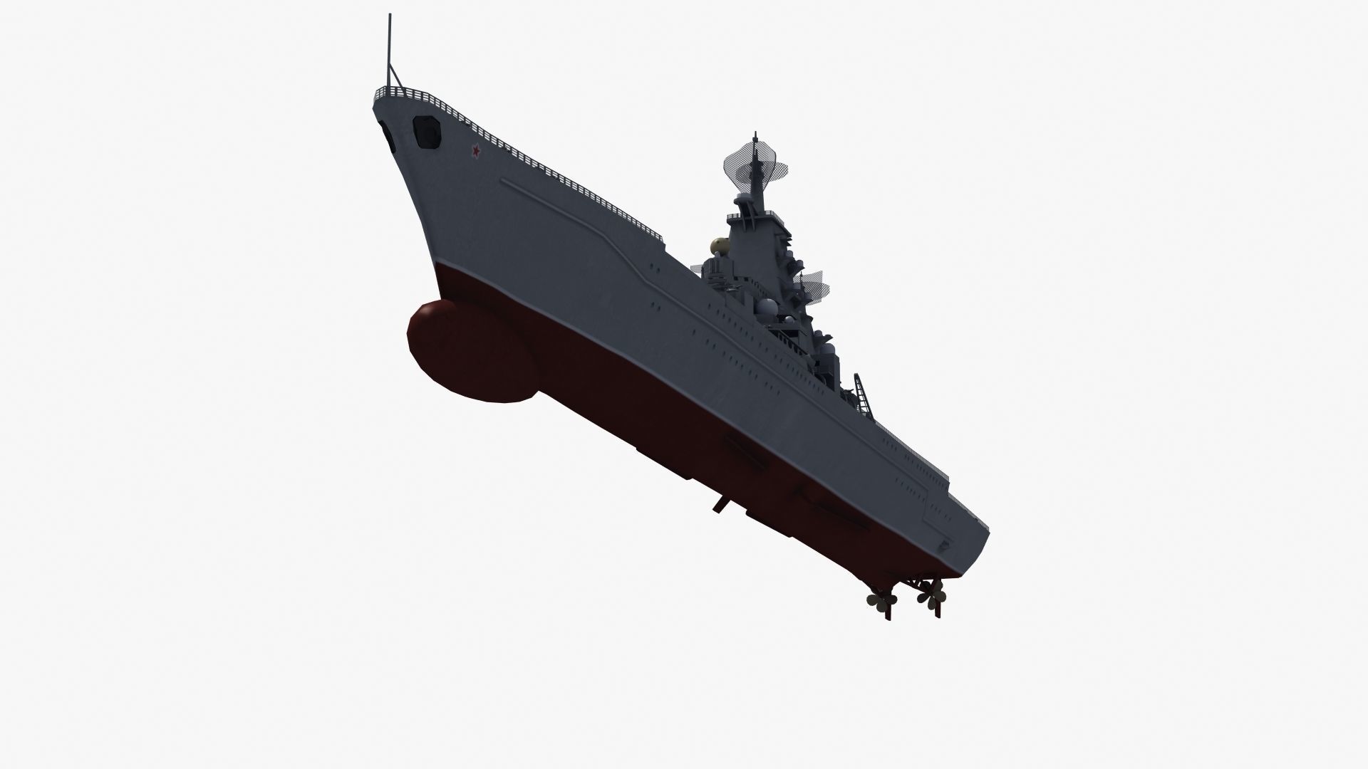 Kirov Battle Cruiser 3D model_34