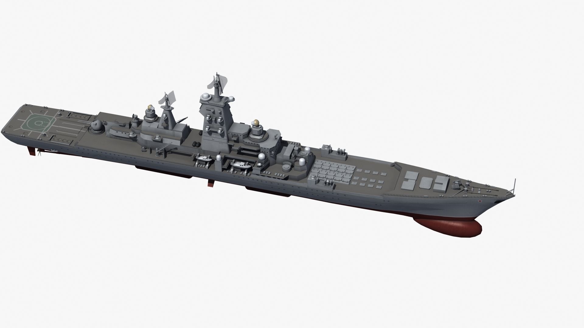 Kirov Battle Cruiser 3D model_28