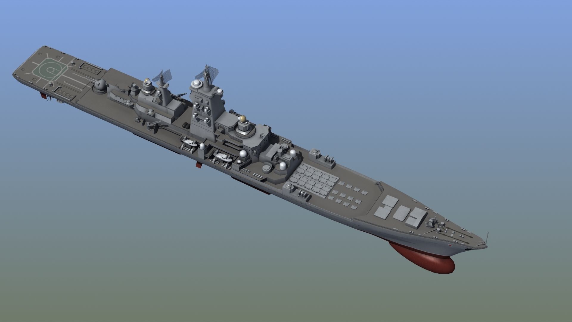 Kirov Battle Cruiser 3D model_8