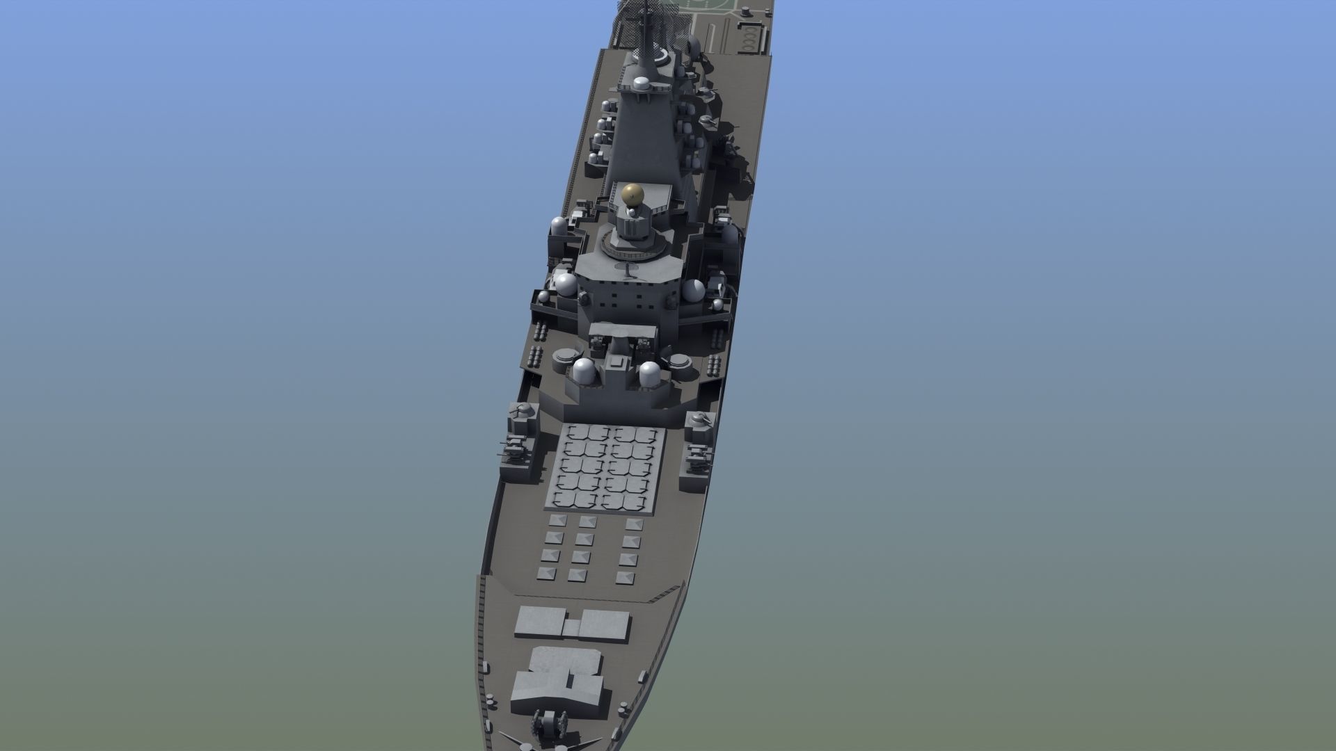 Kirov Battle Cruiser 3D model_1