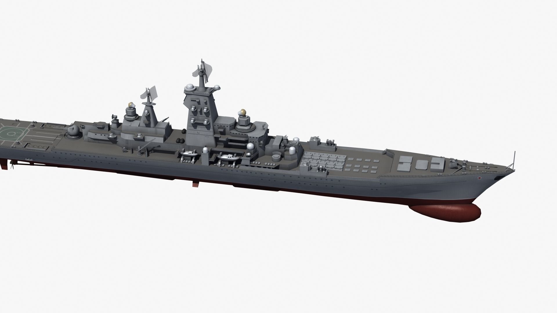 Kirov Battle Cruiser 3D model_29