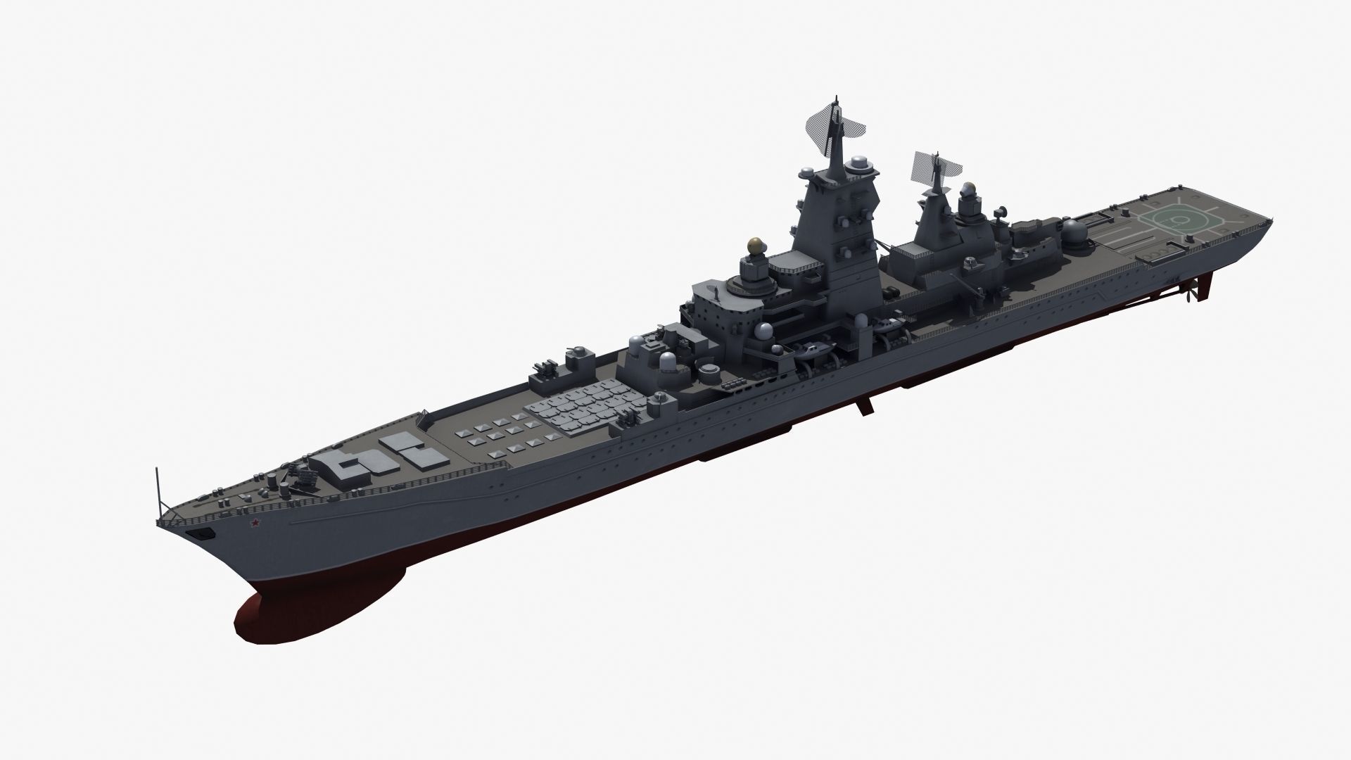 Kirov Battle Cruiser 3D model_21