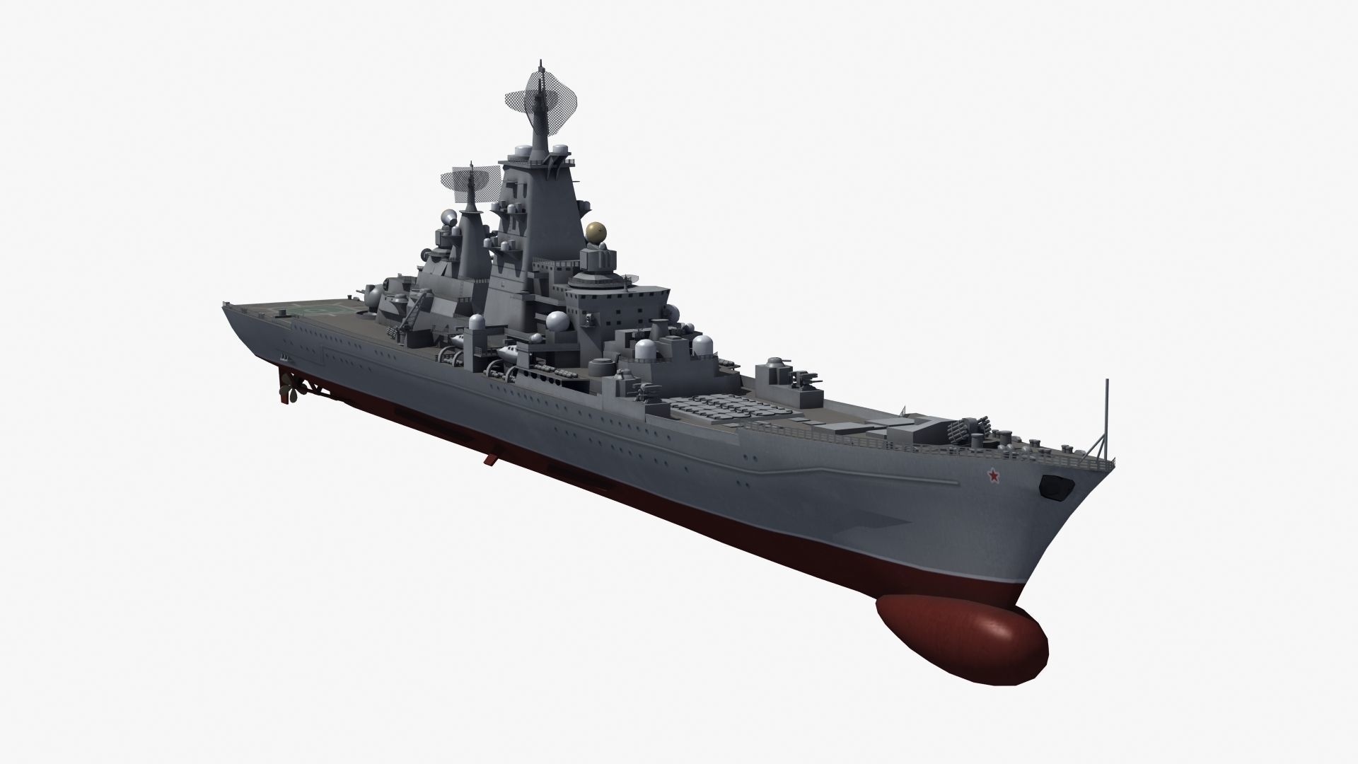 Kirov Battle Cruiser 3D model_31