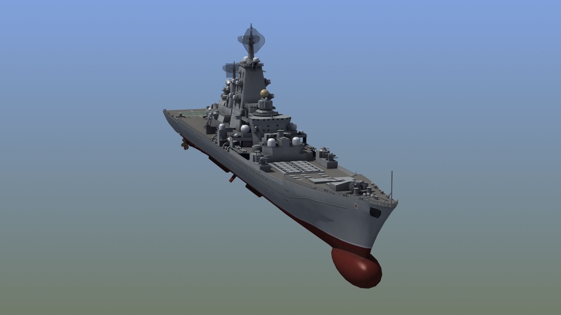 Kirov Battle Cruiser 3D model_13