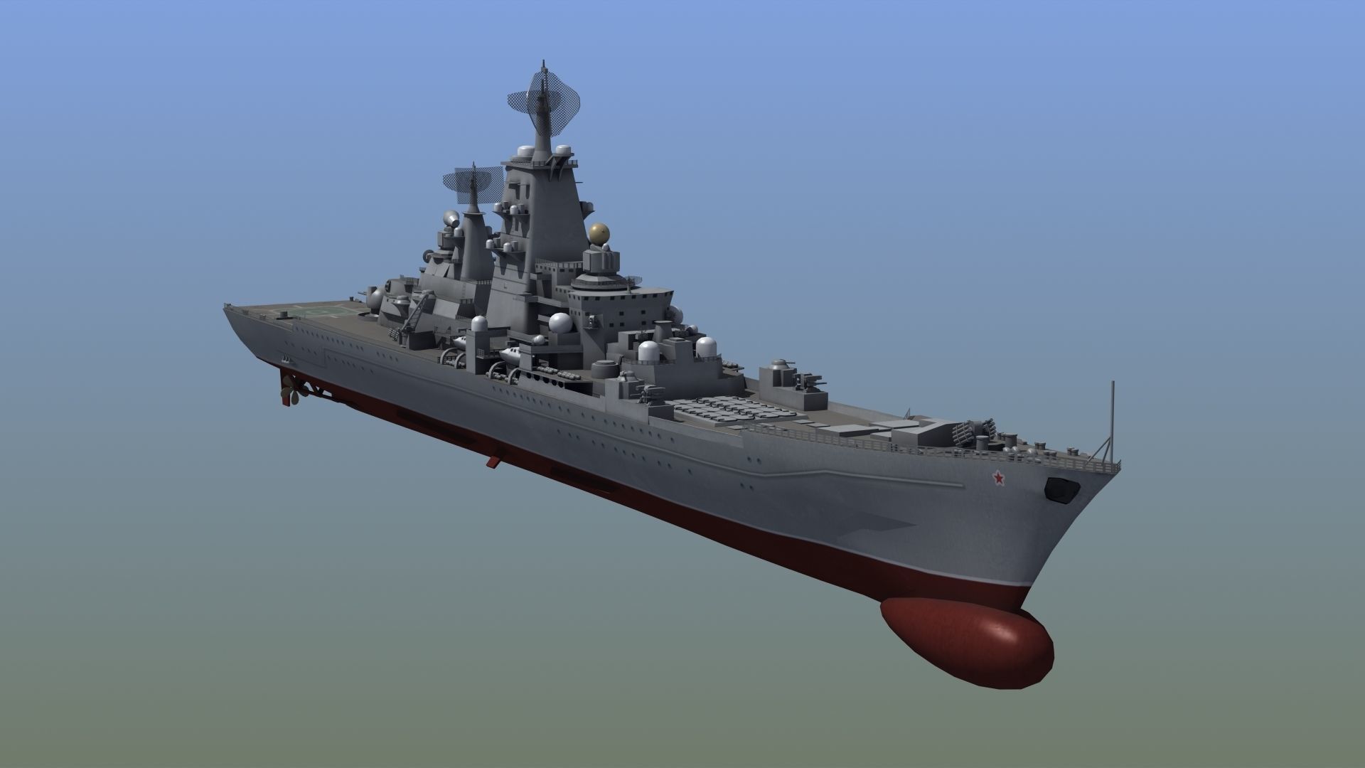 Kirov Battle Cruiser 3D model_12
