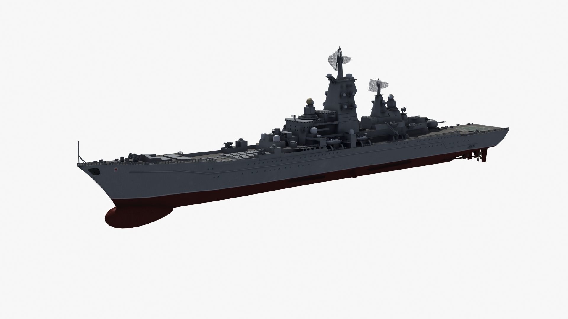 Kirov Battle Cruiser 3D model_25