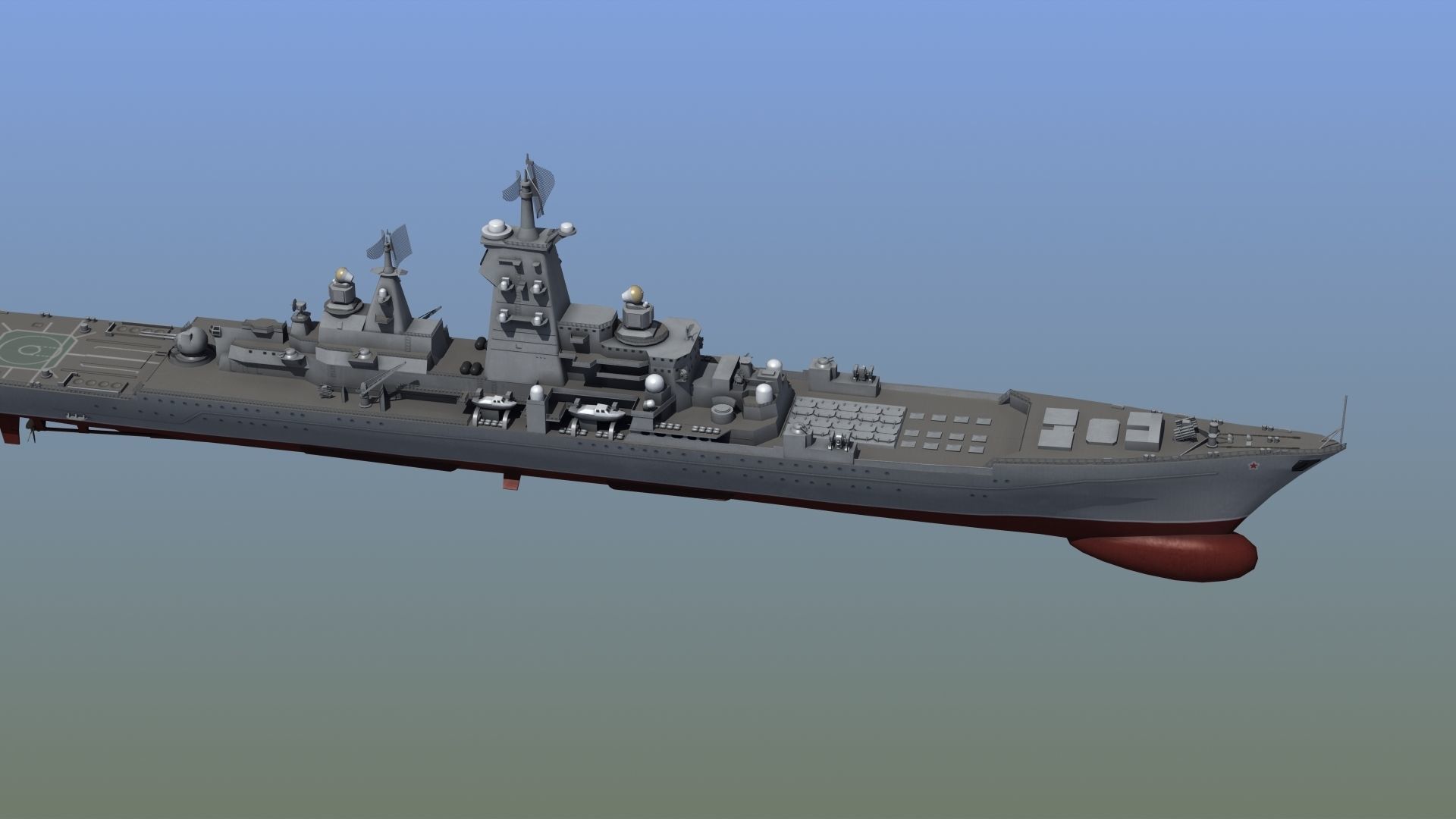 Kirov Battle Cruiser 3D model_10