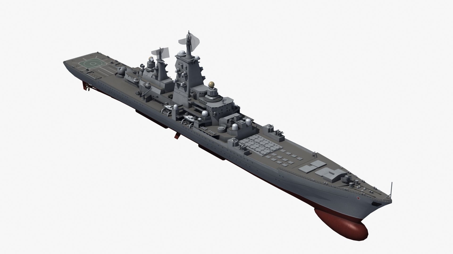 Kirov Battle Cruiser 3D model_19