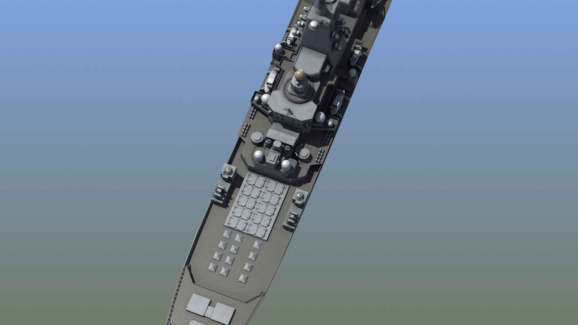 Kirov Battle Cruiser 3D model_3