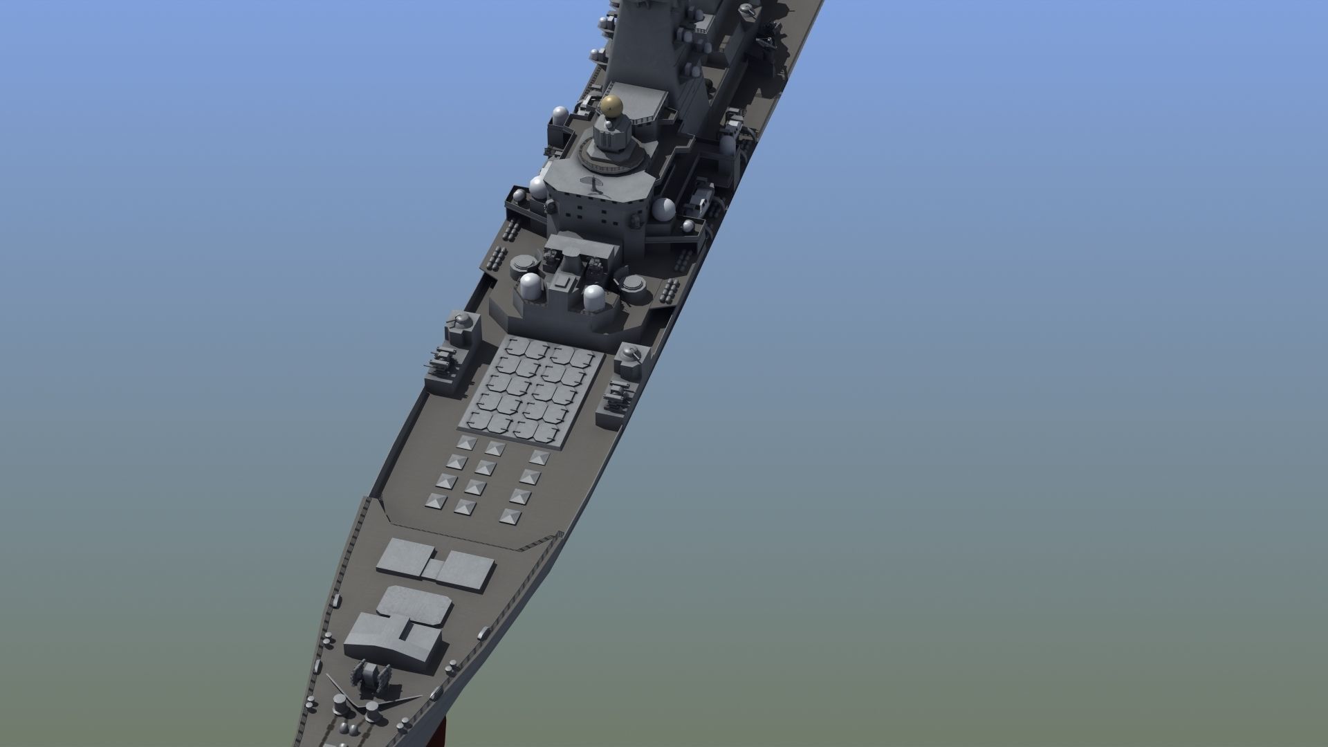 Kirov Battle Cruiser 3D model_7