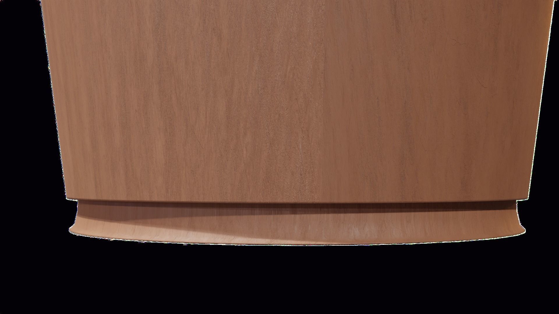 Grass in pot Low-poly 3D model_3