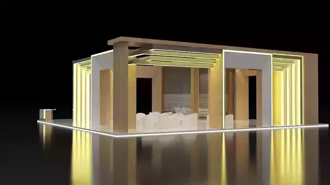 3D MODEL EXHIBITION STAND 3D model