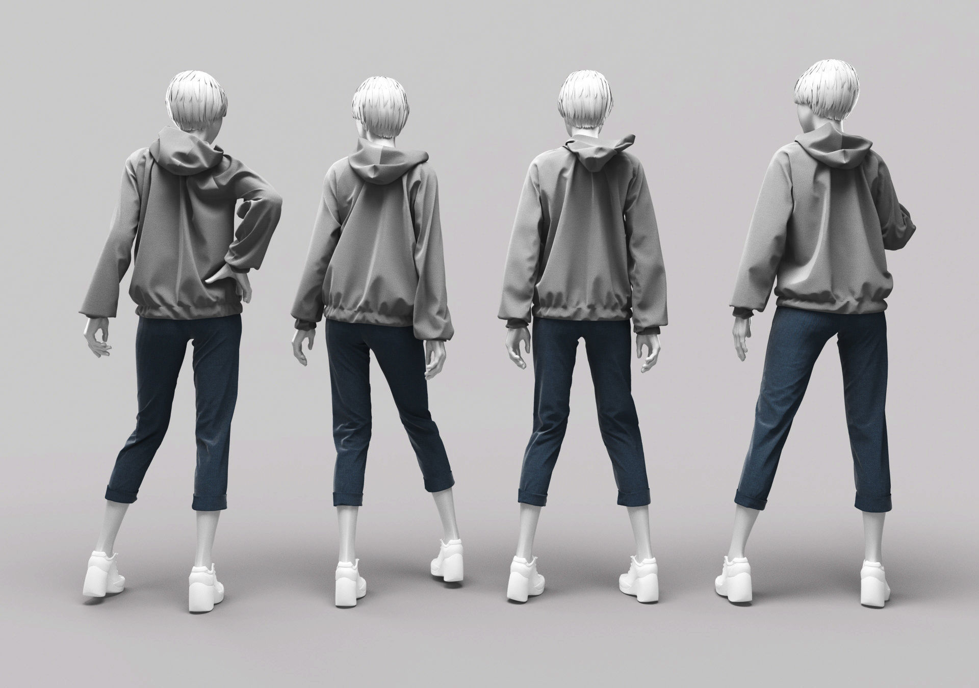 Woman Mannequin 13 3D model_2