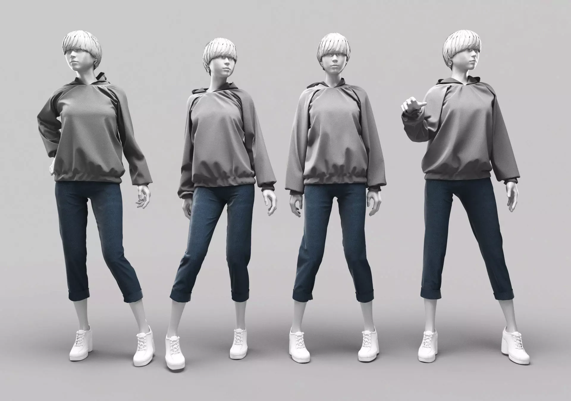 Woman Mannequin 13 3D model_0