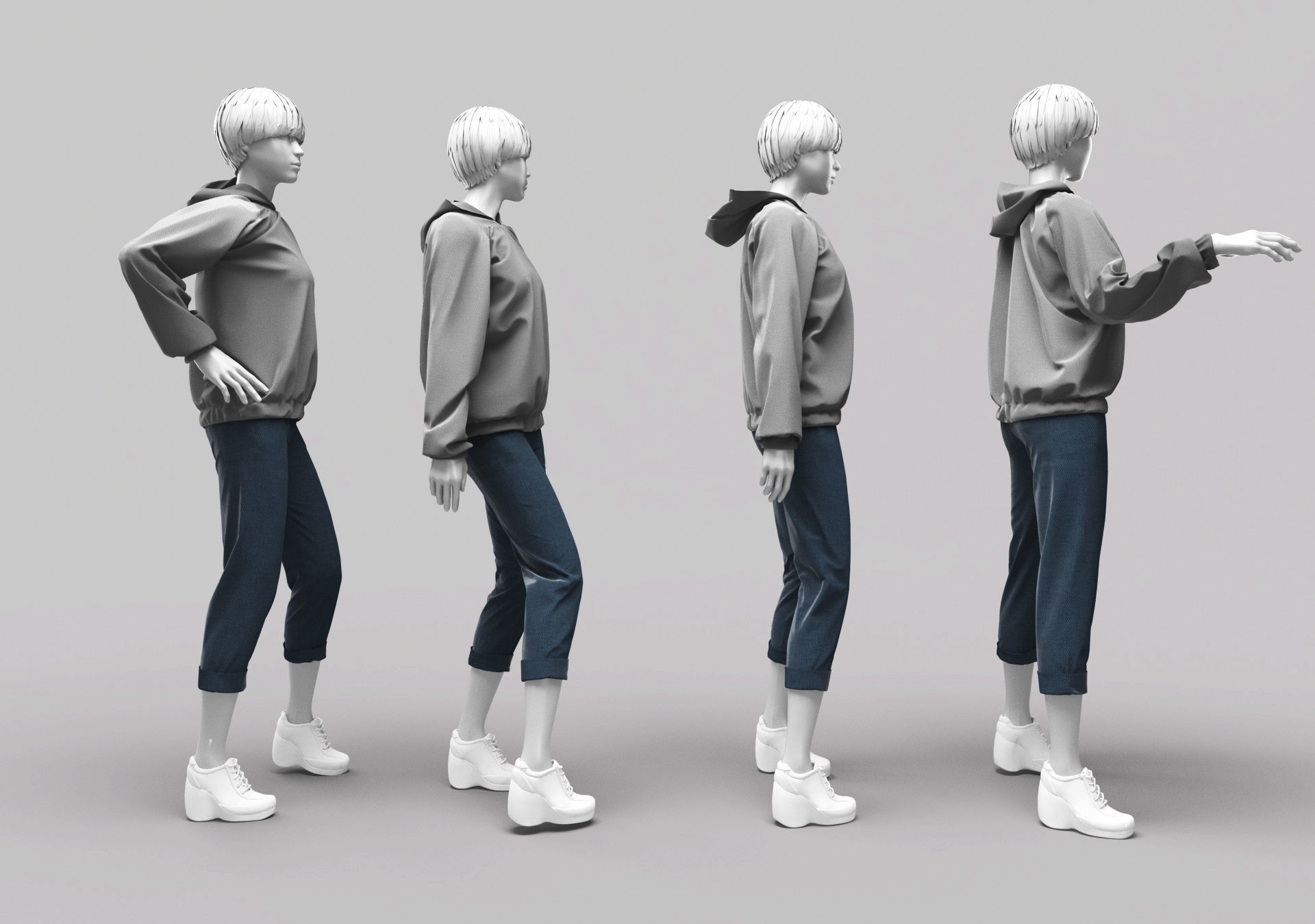 Woman Mannequin 13 3D model_1