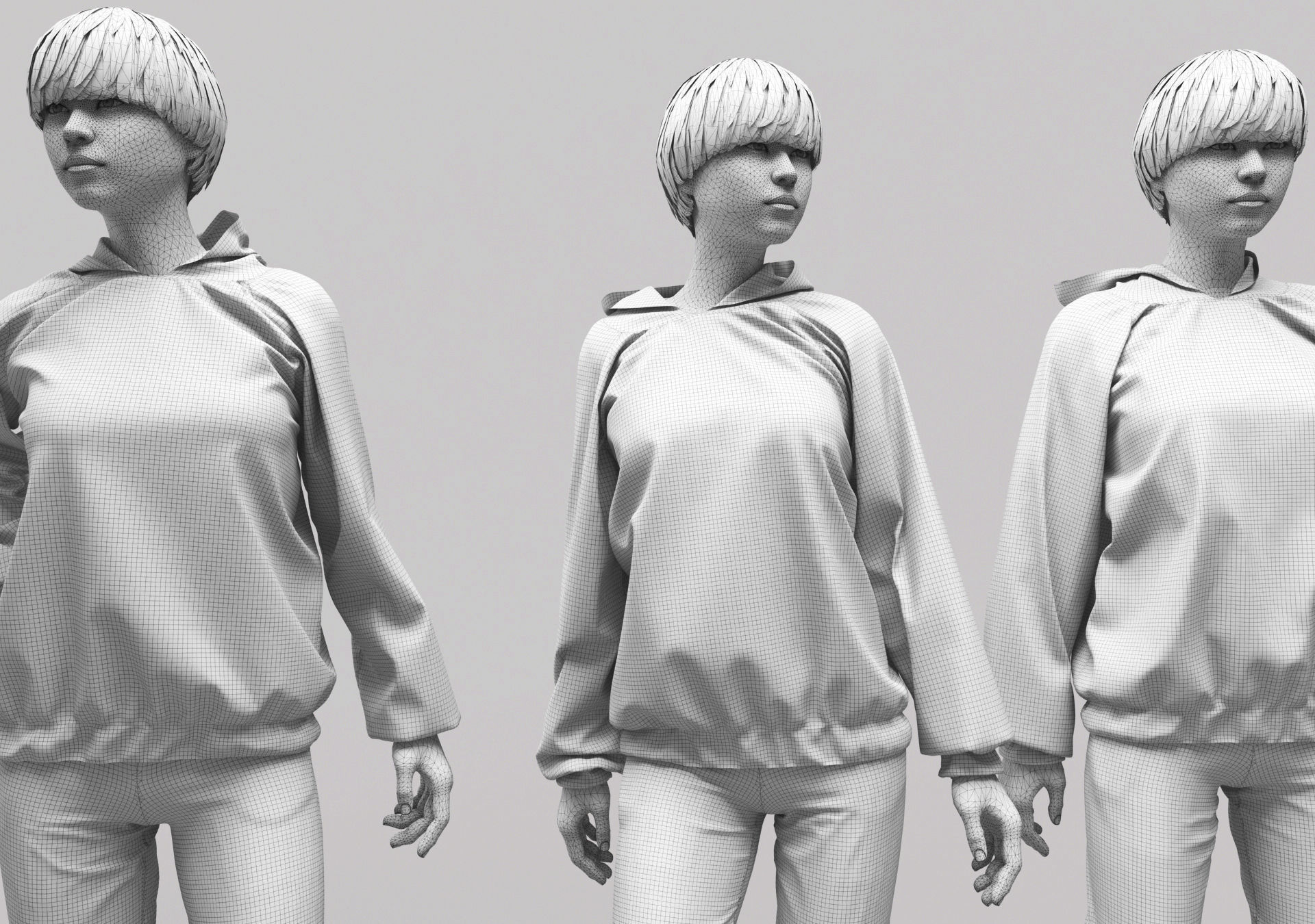 Woman Mannequin 13 3D model_5