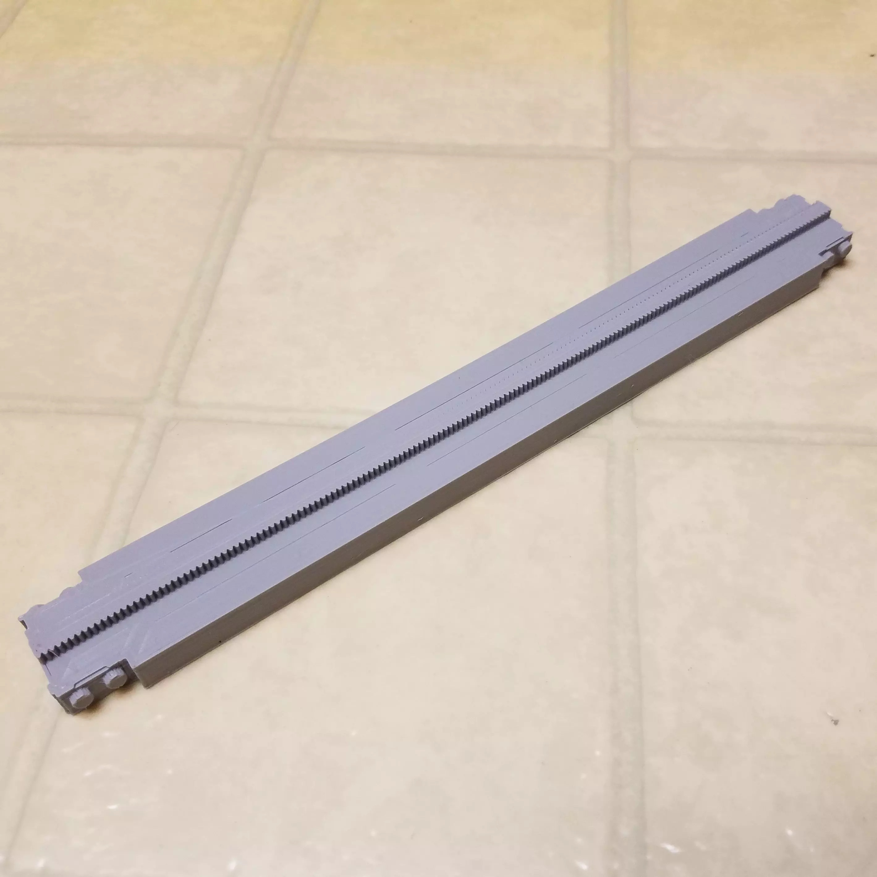 3D Printable Toy Monorail Straight Track 3D print model_0