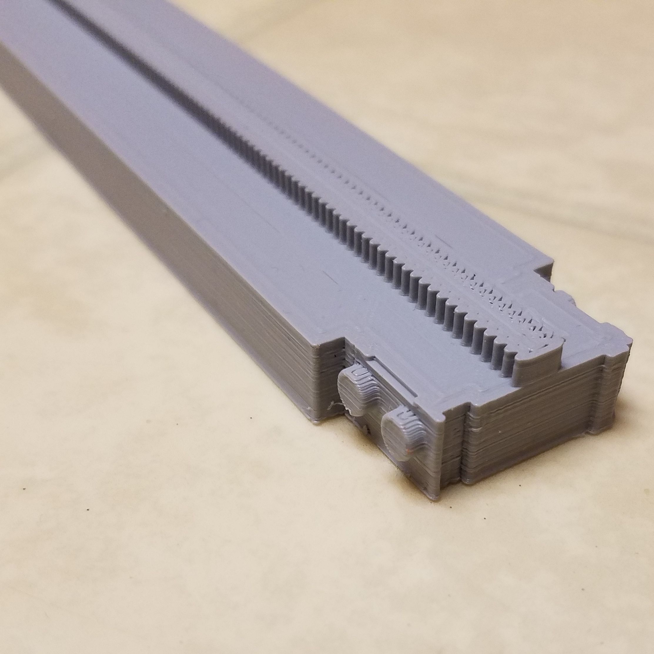 3D Printable Toy Monorail Straight Track 3D print model_2
