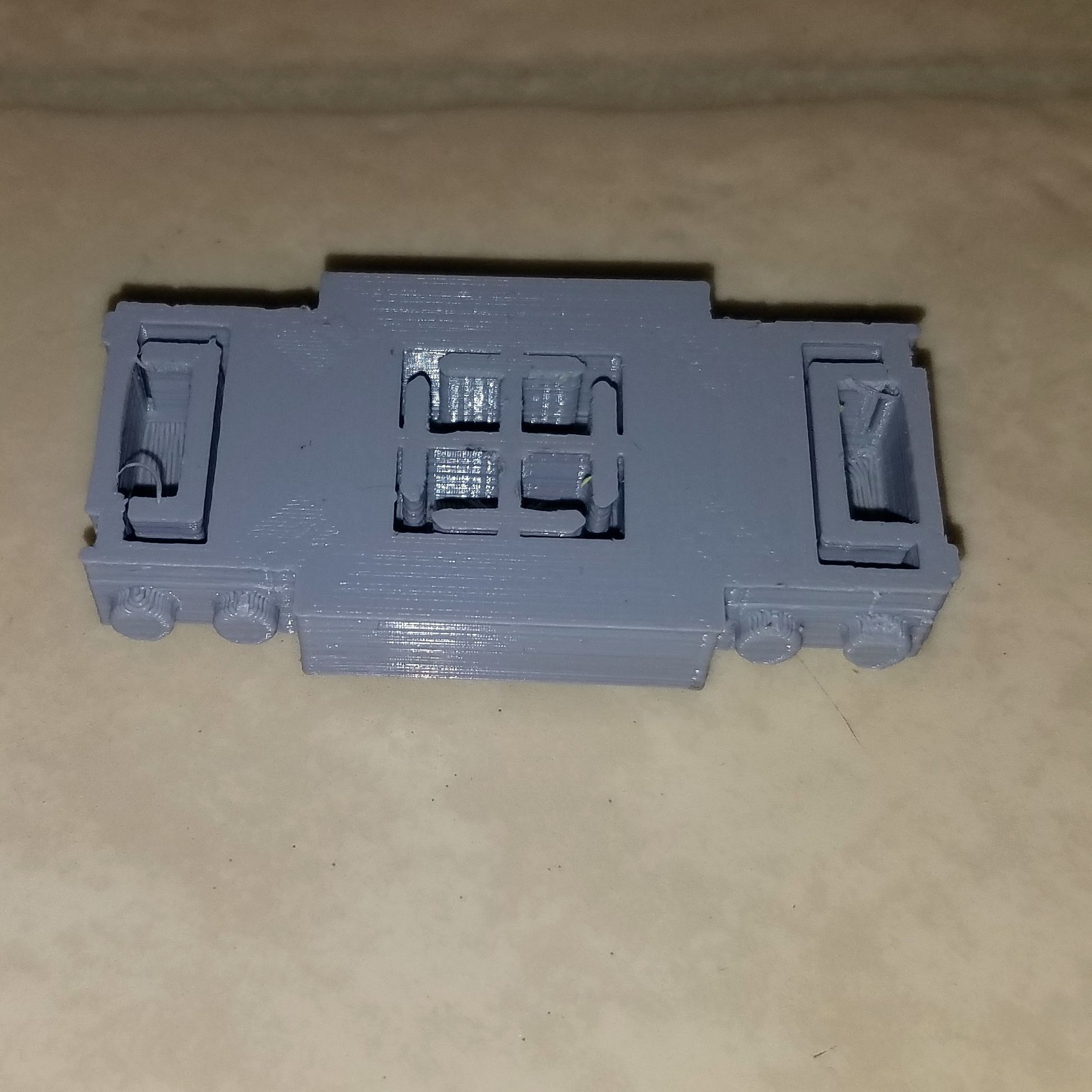 3D Printable Toy Monorail Straight Track 3D print model_6