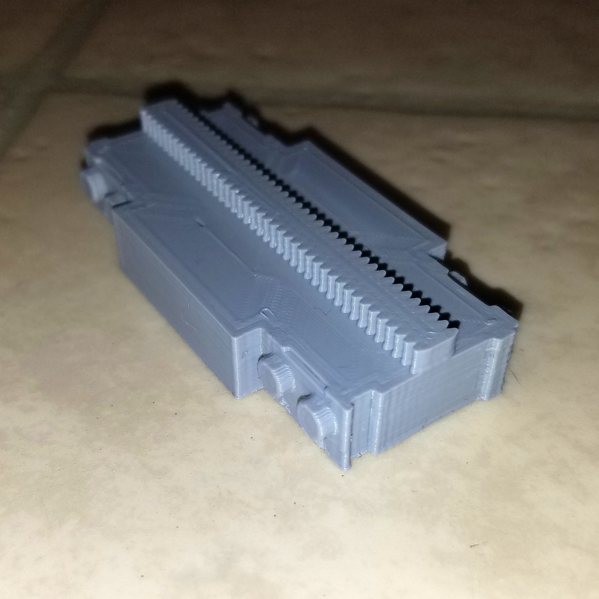 3D Printable Toy Monorail Straight Track 3D print model_8