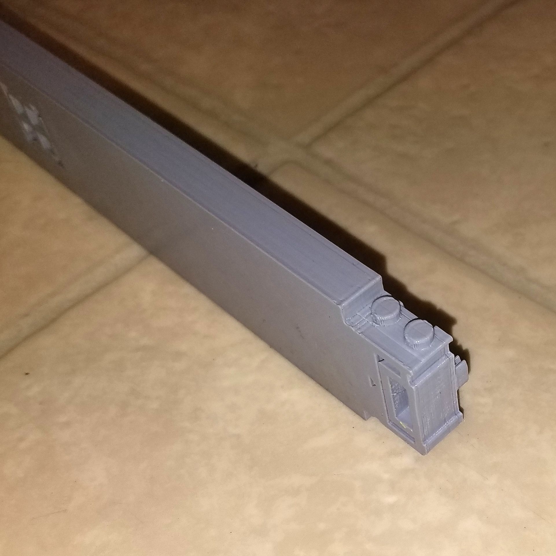 3D Printable Toy Monorail Straight Track 3D print model_4