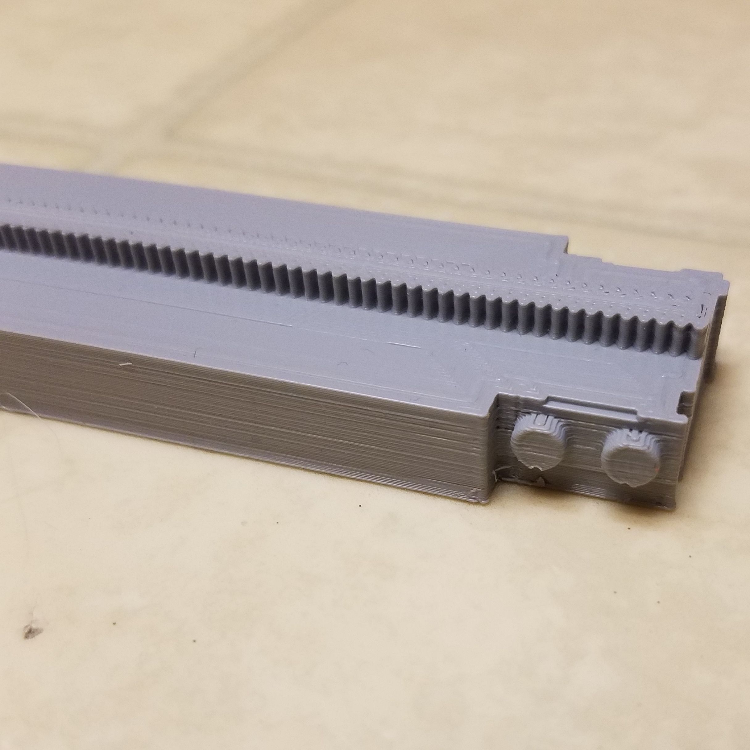 3D Printable Toy Monorail Straight Track 3D print model_1