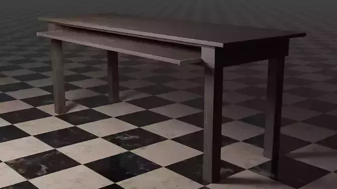 Wooden desk