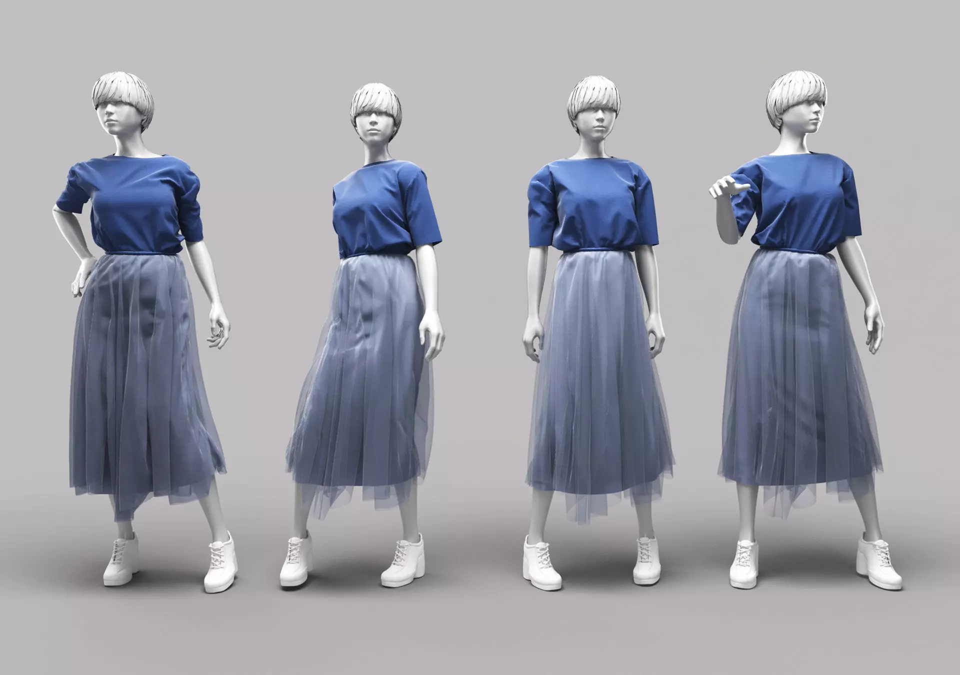 Woman Mannequin 17 3D model_0