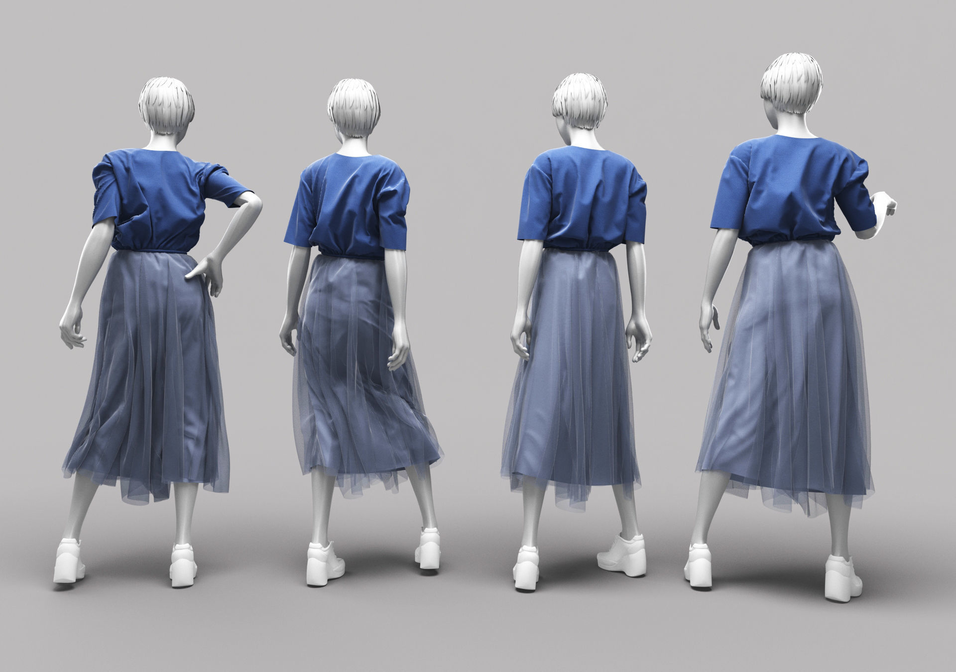 Woman Mannequin 17 3D model_2