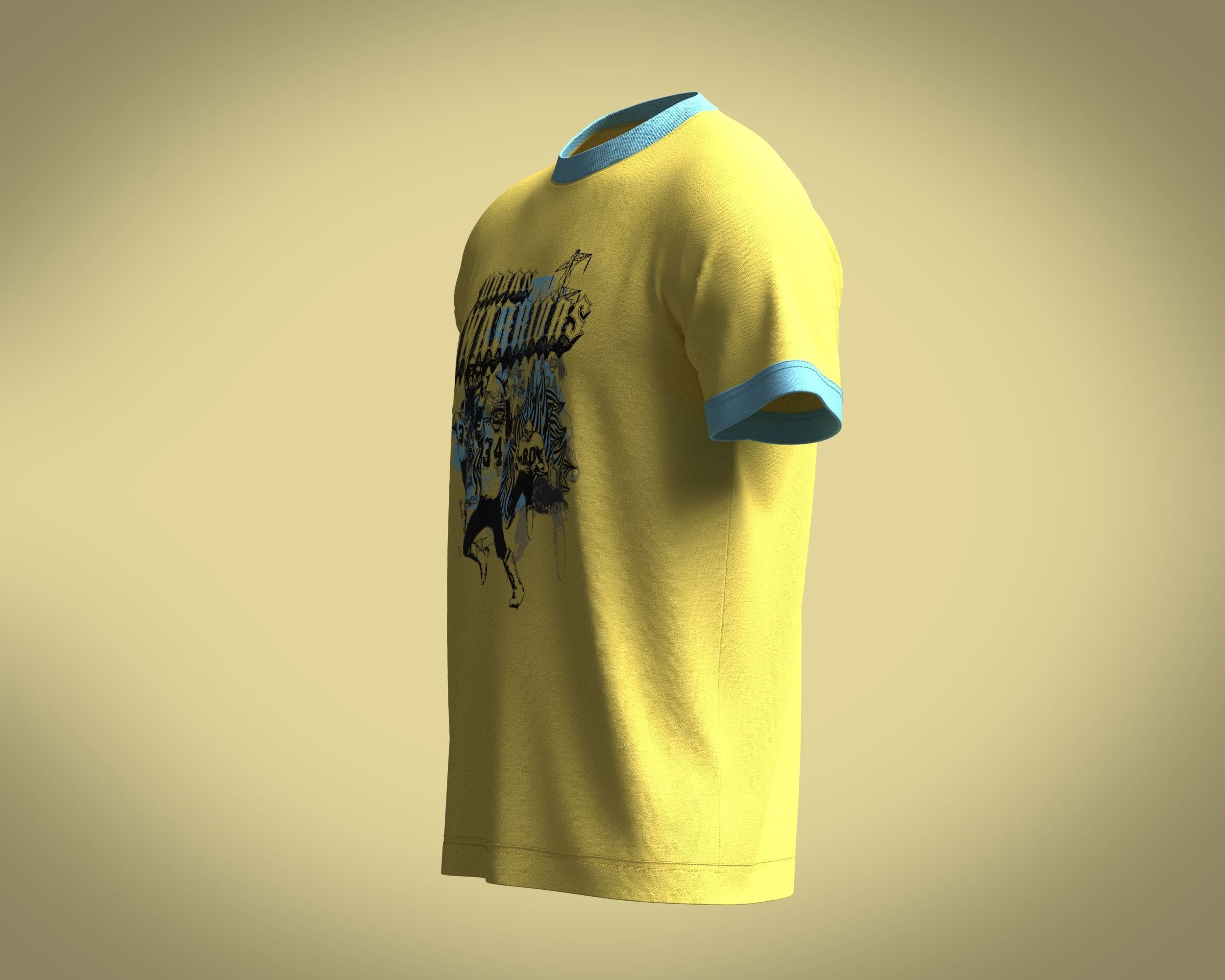 T-Shirt Sport 3D model_5