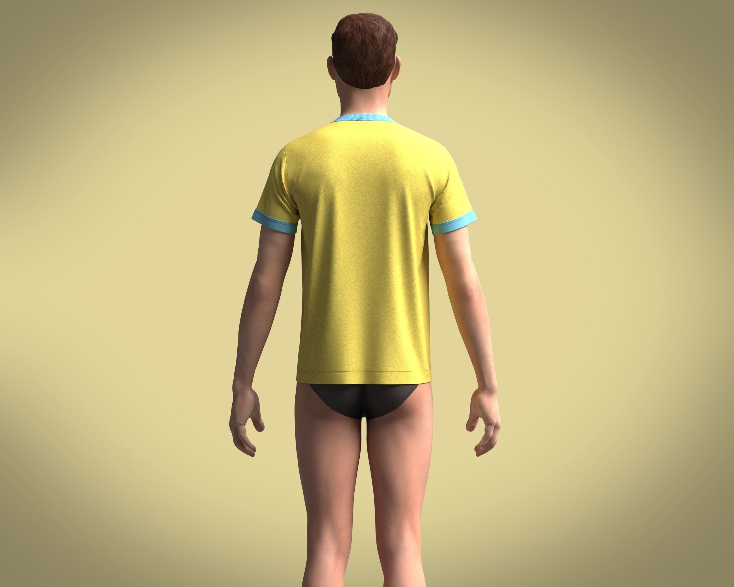 T-Shirt Sport 3D model_7