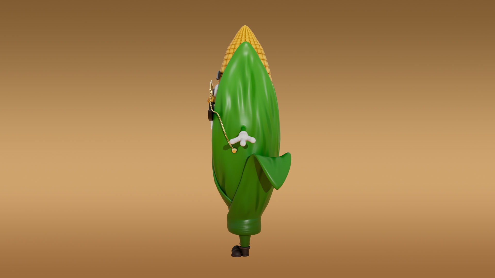 3D Set of vegetables Low-poly 3D model_17