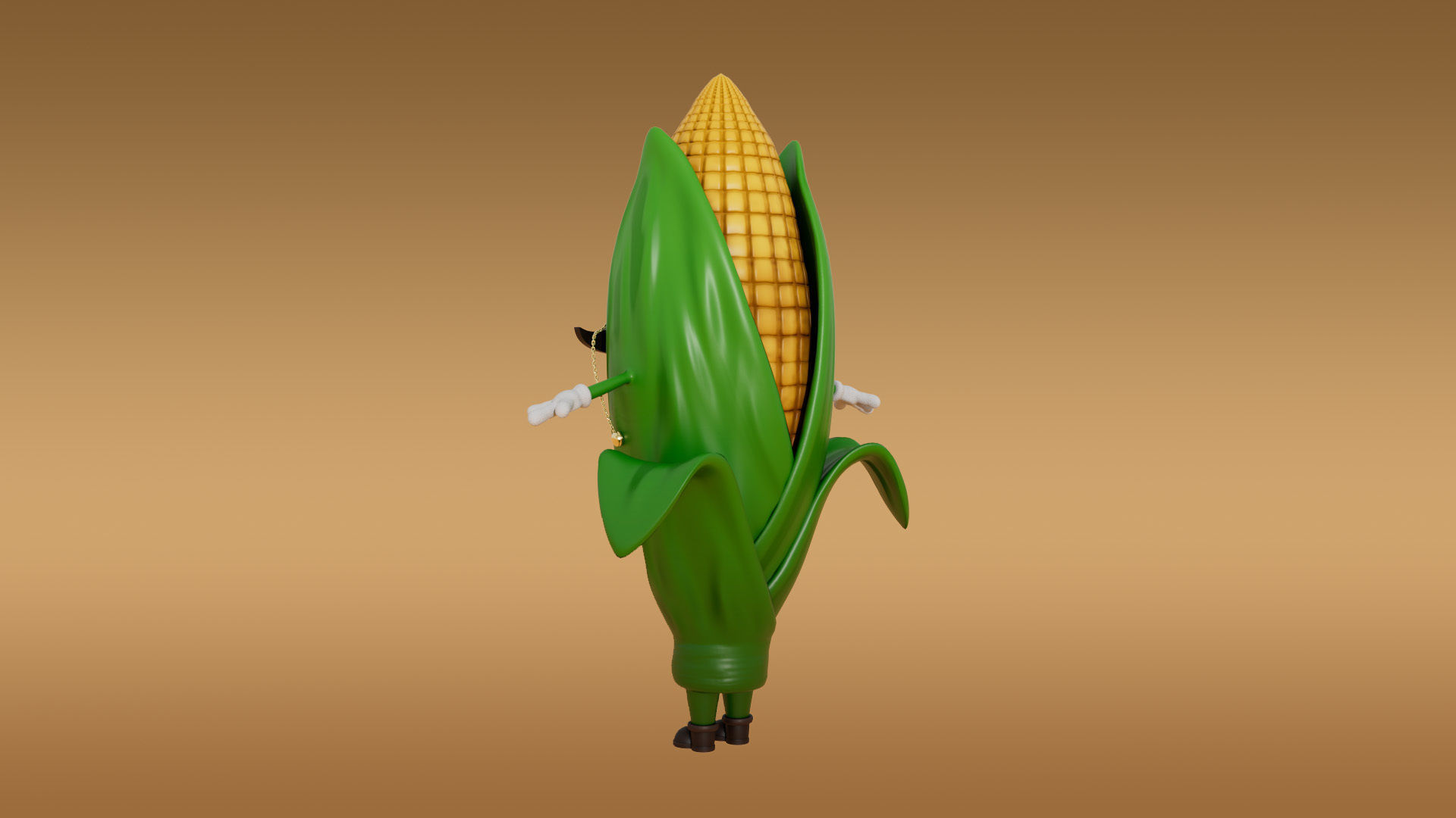 3D Set of vegetables Low-poly 3D model_16