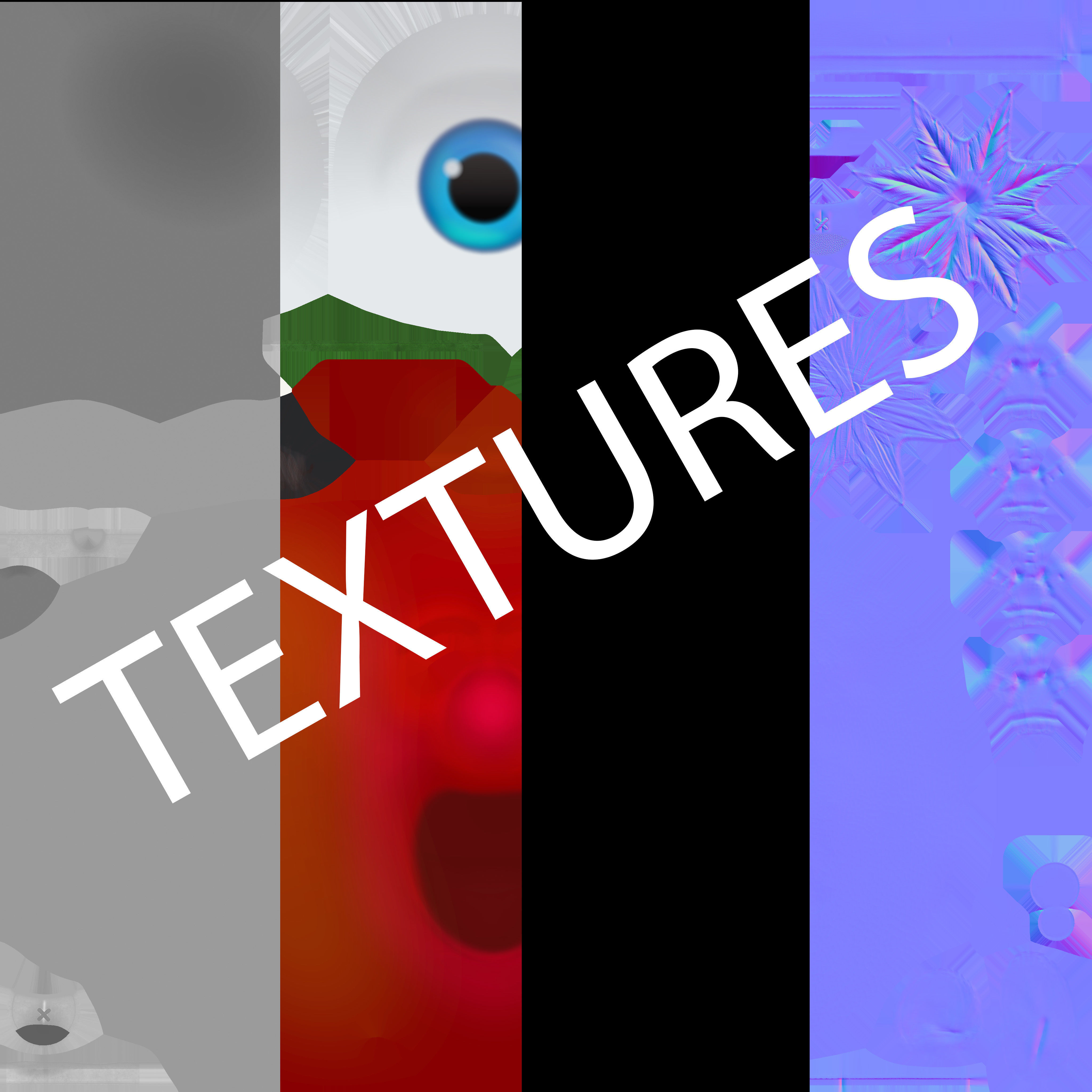 3D Set of vegetables Low-poly 3D model_44