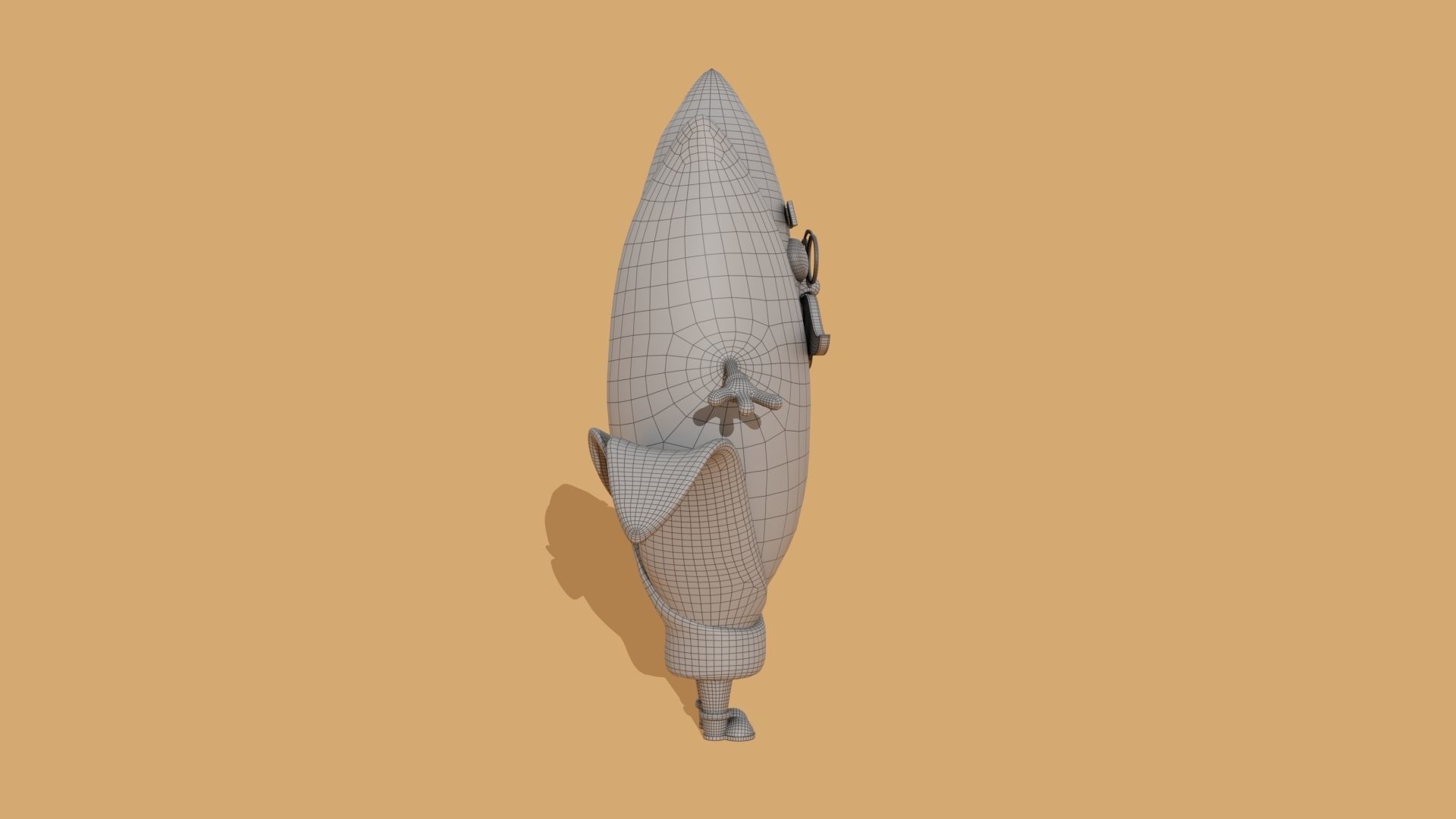 3D Set of vegetables Low-poly 3D model_34