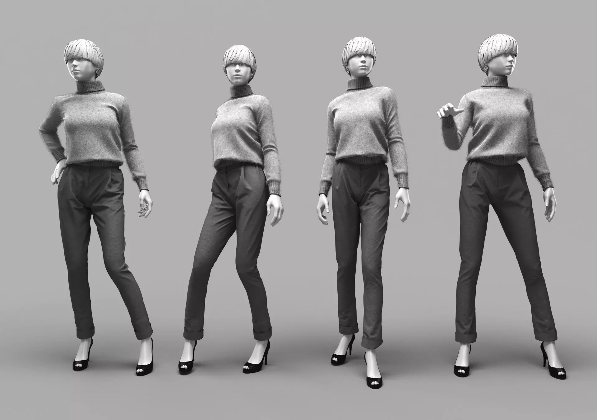 Woman Mannequin 18 3D model