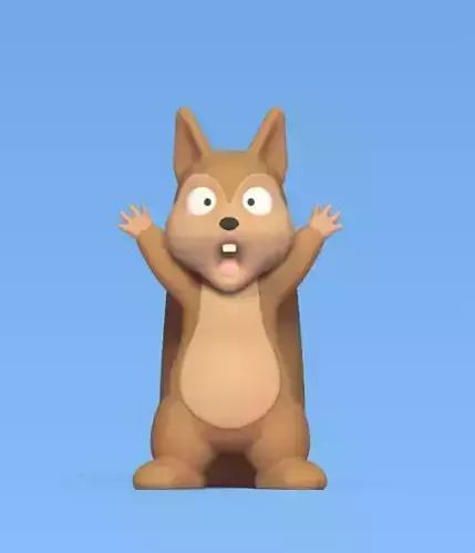 Scared Squirrel