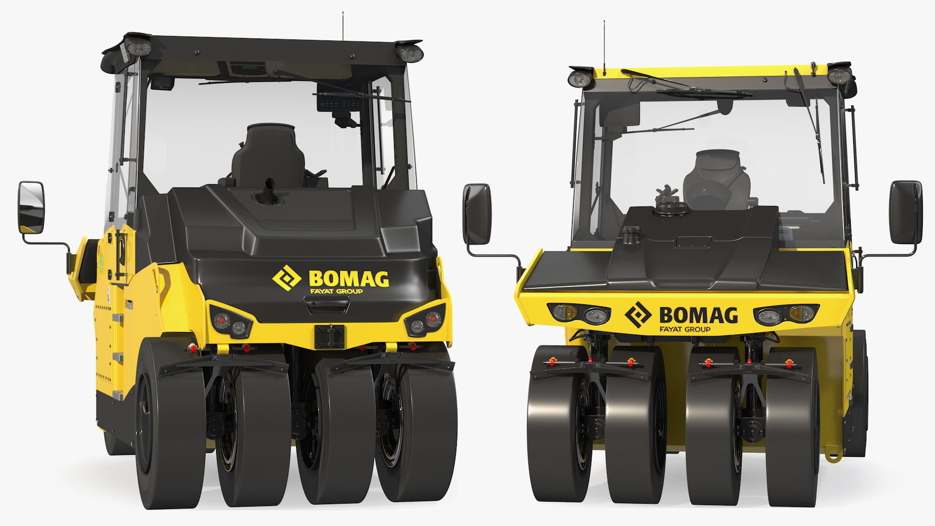 Bomag BW 28 RH Pneumatic Tired Compactor 3D model_9