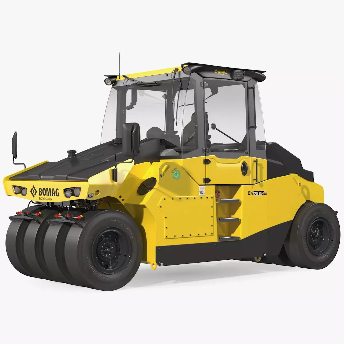 Bomag BW 28 RH Pneumatic Tired Compactor 3D model_0