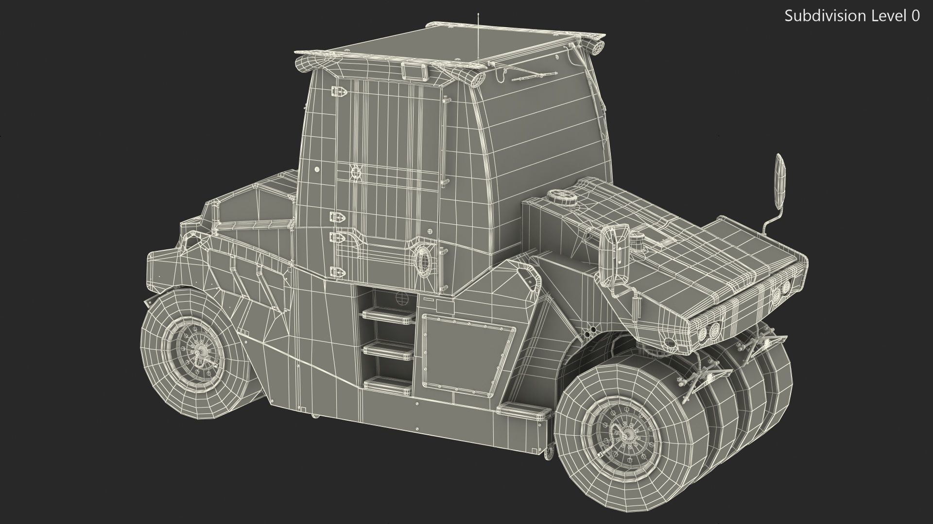 Bomag BW 28 RH Pneumatic Tired Compactor 3D model_21