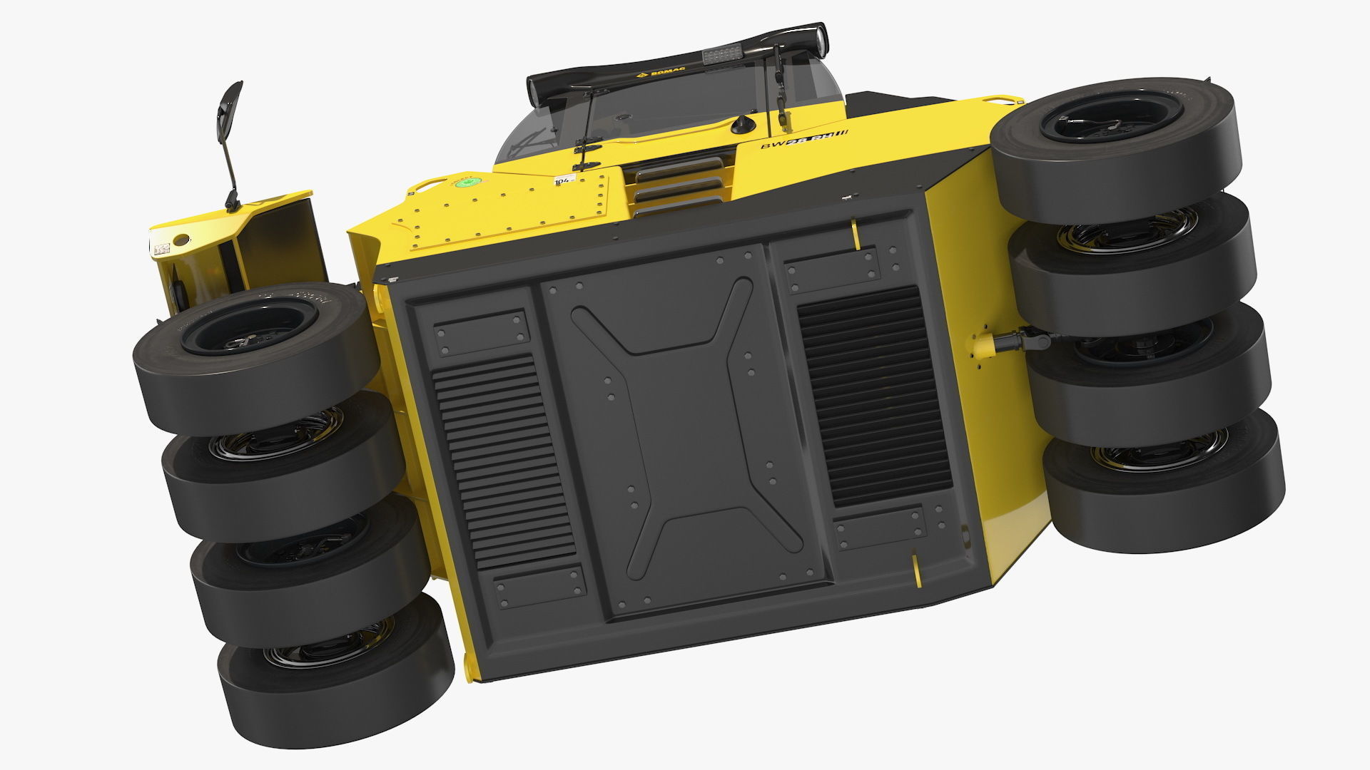 Bomag BW 28 RH Pneumatic Tired Compactor 3D model_12