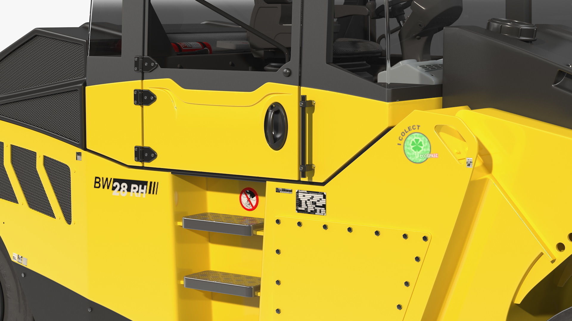 Bomag BW 28 RH Pneumatic Tired Compactor 3D model_19