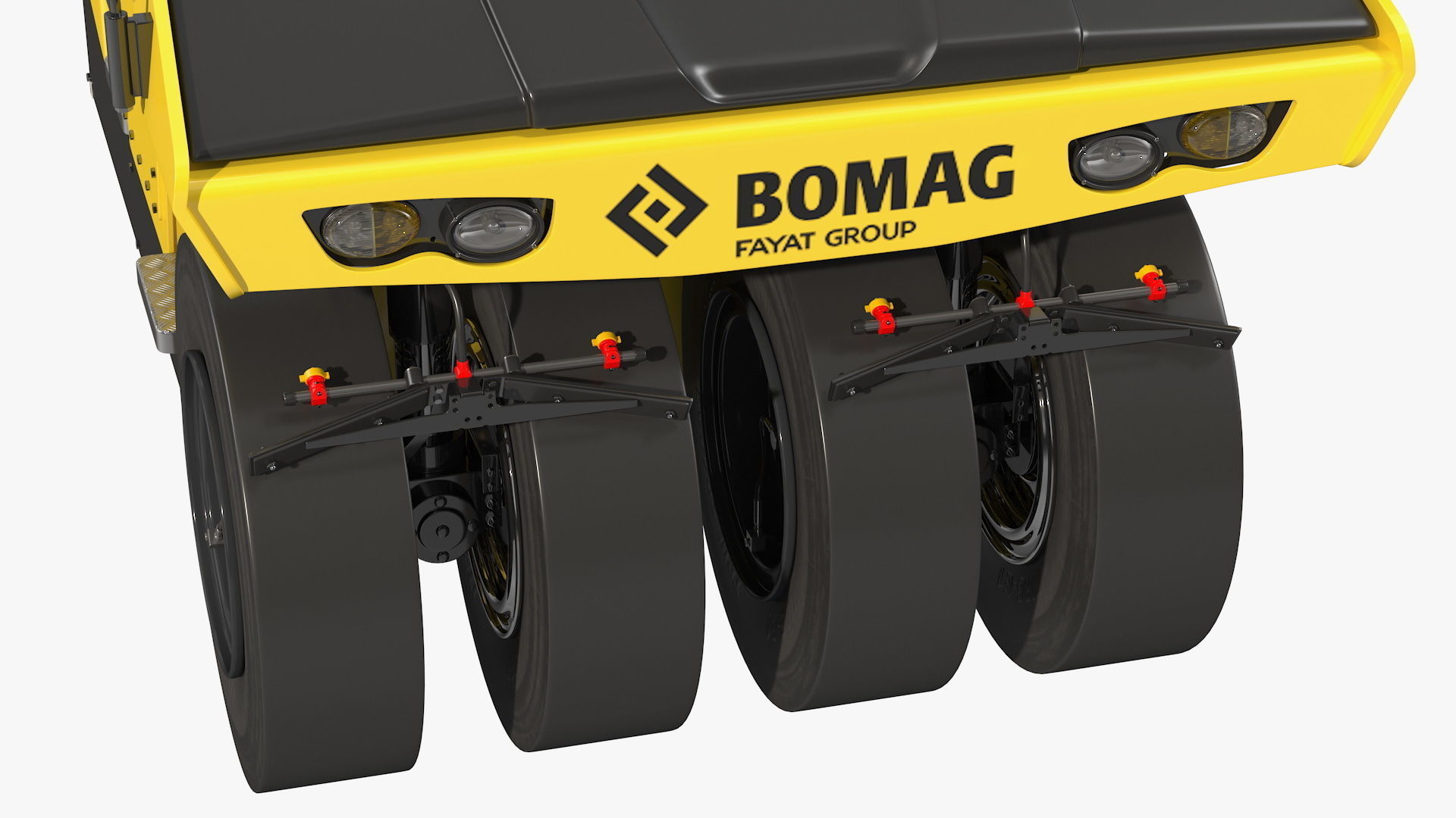 Bomag BW 28 RH Pneumatic Tired Compactor 3D model_16